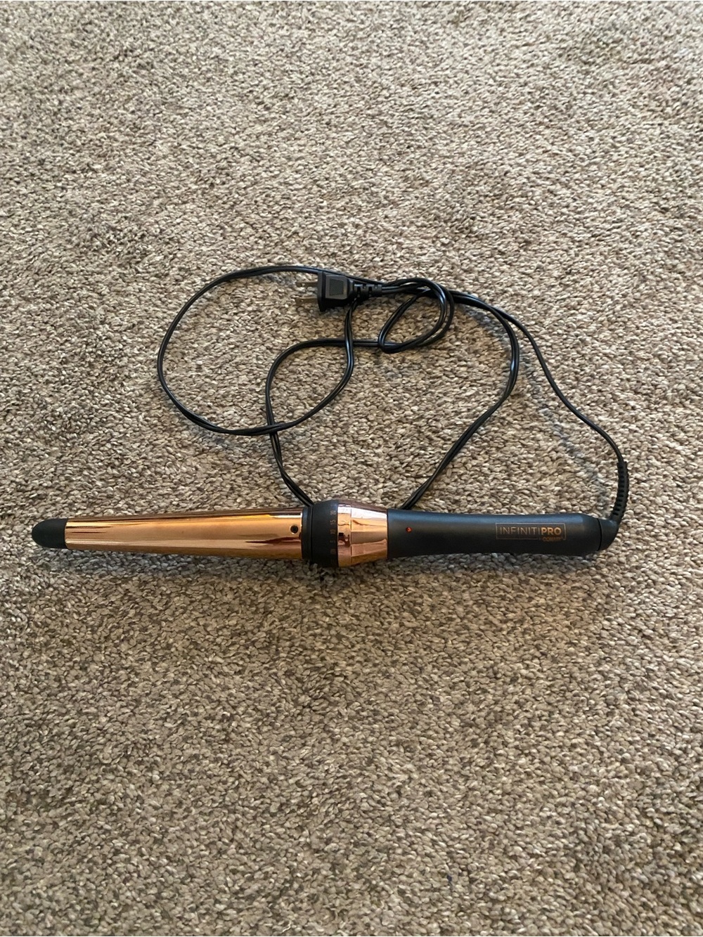 InfinitiPRO by Conair Rose Gold Curling Wand - 1"